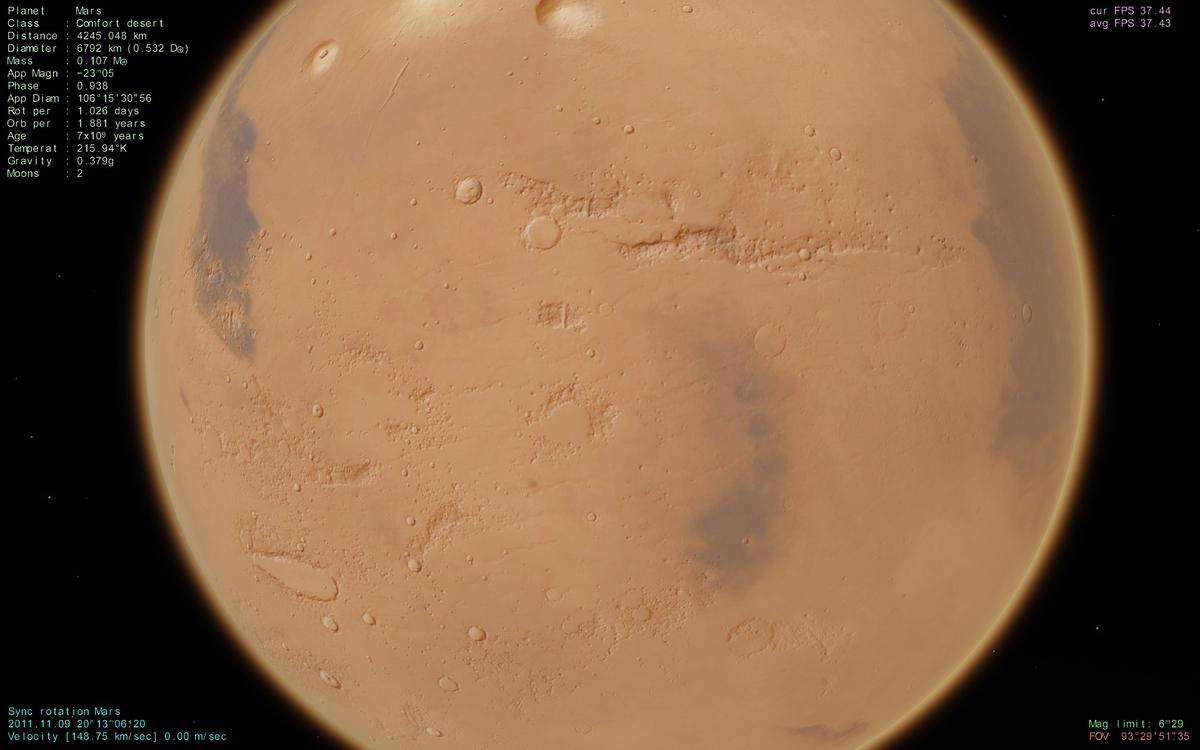 The Mars mesh and texture look great.