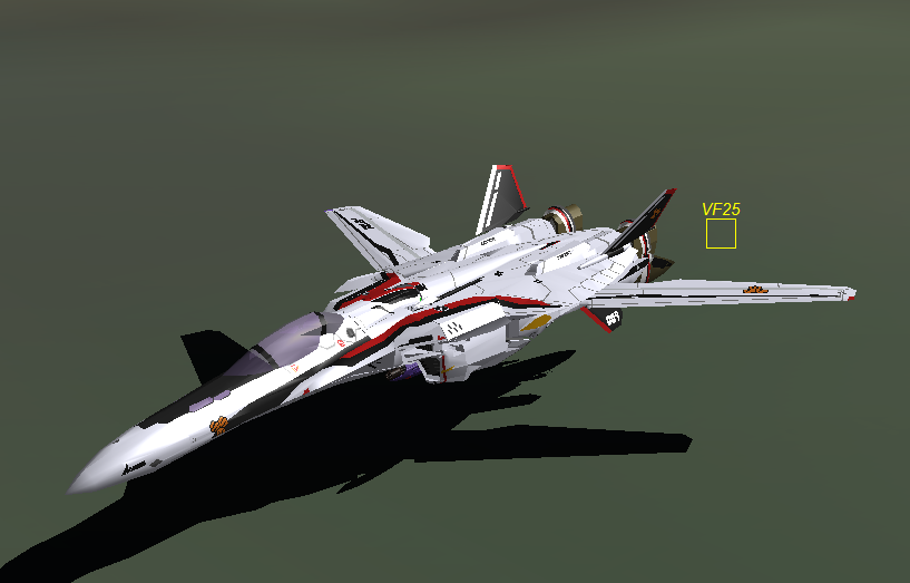 the VF-25 seen for the first time in orbiter!