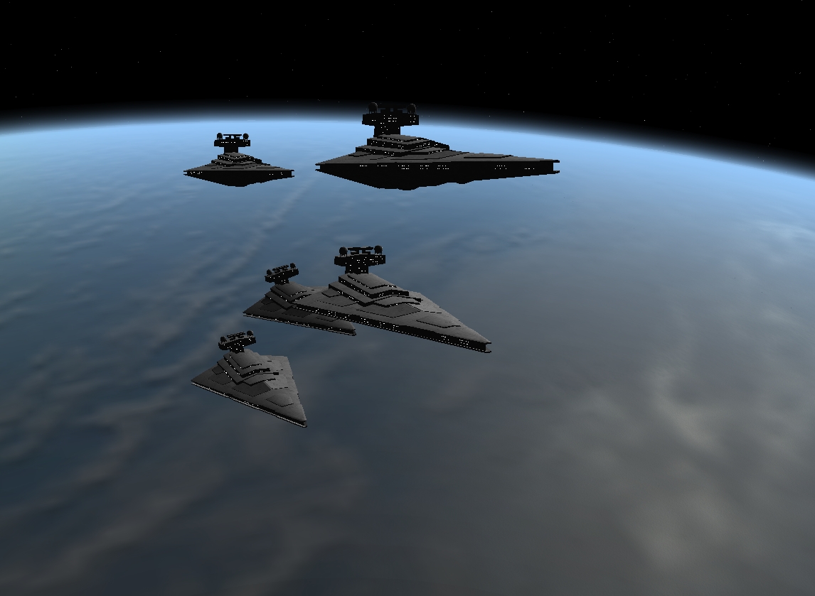 Unknown to NASA, An Imperial fleet emerges out of hyperspace above Earth...
