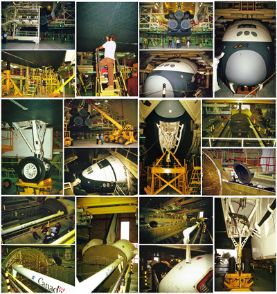 Vandenberg's space shuttle hangar

The Orbiter Maintenance and Checkout Facility was constructed on North Vandenberg to house the space shuttle for po
