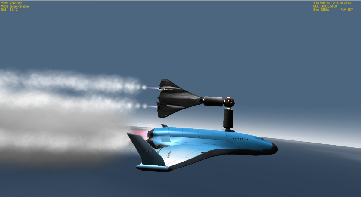 XR2 refueling on XR5 (@12km with a speed of 300 m/s)
Vessel controlled by same player on OMP.
Category: Fun