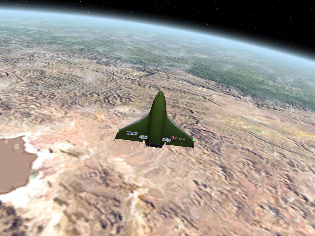 XR5 Above South America Before Reentry
